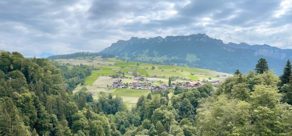 Omgeving van de Thunersee, Zwitserland