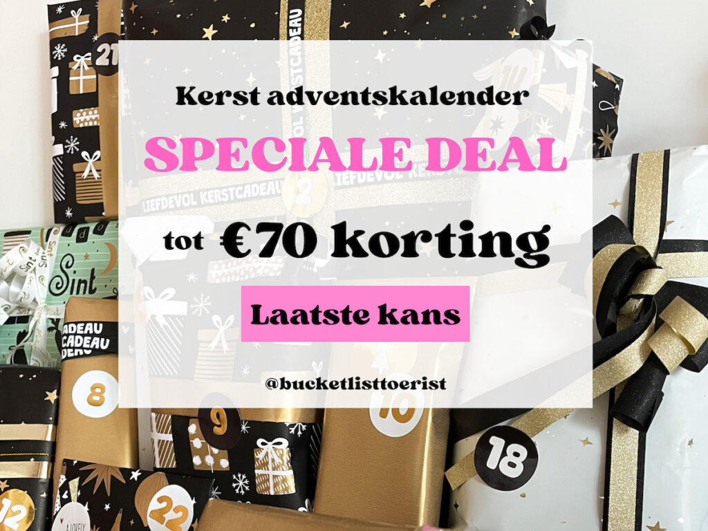 Kerst adventskalender 2025 - €70 korting laatste kans