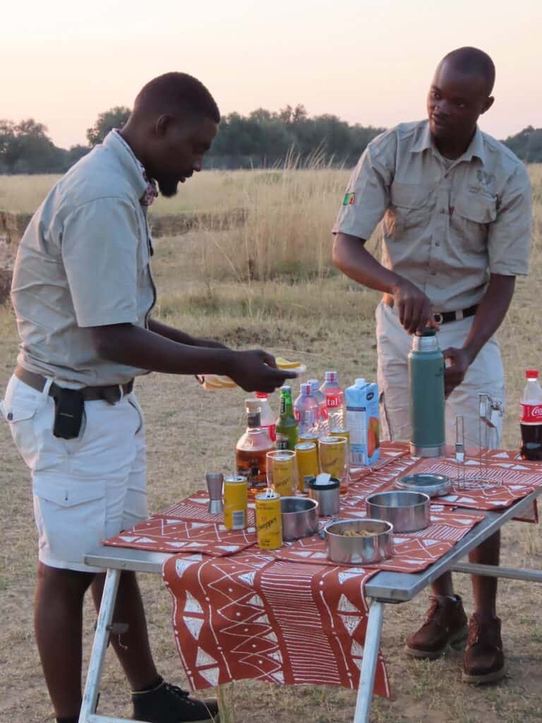 Safari met gids in South Luangwa National Park, Zambia